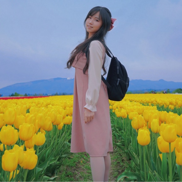 pink korean style dress small - Picture 4 of 4